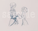 悲しい結末を迎えたキャラたちを幸せにします ⸜new⸝幸せなイラストお描きします(*ˊᵕˋ*) イメージ1