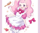 一枚絵や立ち絵など、イラストお描きします 若い男性、若い女性、お任せください！ イメージ4
