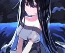 ダークなイラスト描きます 暗く悲しい雰囲気のイラストを描きます イメージ6