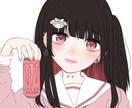 らくがきアイコン描きます 線画、簡単な着色のみ！予算が少なめの方 イメージ1