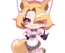 ポップで目を引くミニキャライラストを制作します SNS・配信・グッズに映える！あなただけのポップな一枚を。 イメージ2
