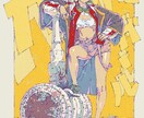 キャラクターイラストを制作します 繊細かつハネたラインアートでコミック調のイラストをどうぞ。 イメージ3