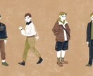 シンプルかわいいイラスト描きます アイコンやHP、グッズなどに使えるオリジナルイラスト イメージ1