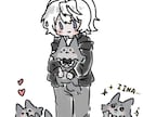 ラフ絵作ります ちょっとしたイラストを描いて欲しい人向け‼️ イメージ1