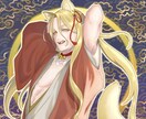 ミステリアス・高貴なキャラクターイラスト制作します キャラクターの魅力を大切に、丁寧に描きます イメージ1
