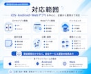 実績豊富なエンジニアがアプリ開発をします あなたのイメージするアプリを仕様策定からお手伝いします イメージ4