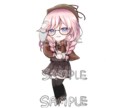 使いやすくて可愛い！ミニキャラ描きます TRPG/配信/アイコン/グッズ etc イメージ1
