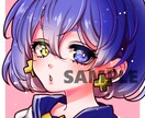 あなただけのアイコンお描きします キラキラなミニキャラでSNSに！ イメージ1