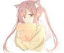 やさしくて温かいポップな絵描けます 優しい絵・可愛い絵、あざとい女の子、なんでも描きます イメージ3