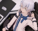 男性キャラの立ち絵、一枚絵イラスト制作します TRPG、ゲームキャラ◇Vtuberモデルの全行程制作も可能 イメージ9