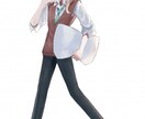 ツヤサラっとした透明感あるイラスト描きます アイコンやゲーム用の立ち絵などに使うと高級感上がります イメージ9