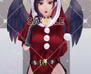 12/25迄限定可愛いクリスマスアイコン描きます ぱっと目を引くサンタクロースオリジナルアイコン作りませんか？ イメージ8