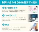 プロのデザイナーがペライチでLP制作します 安くて速くて高品質なサイトをご提供いたします イメージ3