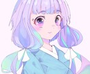 SNS用アイコン制作します ちょっと癖のある塗り方と女の子 イメージ2