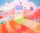 絵はがきでも出せ、額縁にも入れられます ホスピタルアート・セラピーアート絵はがき イメージ5