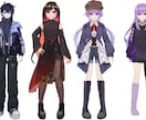 Vtuberモデルキャラデザ〜モデリングします サービス価格内で表情差分+3、ロゴも作成いたします！ イメージ1