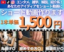 ２本セット３千円！あなたのアイディアを動画にします 丸投げもOK！台本からAI動画作成・音声・編集まで完結 イメージ1