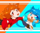 可愛いデフォルメのアニメ風イラスト描きます 使用用途自由！ブログや動画編集用イラストにもどうぞ♡ イメージ5