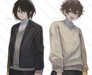 バストアップ、全身立ち絵制作いたします 創作やTRPGなどのオリジナルキャラクターを実現いたします！ イメージ6