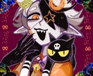 SNS映え！アナログタッチ風のイラストお描きします 商用利用OK/最短即日/セール中/ダーク、ポップな雰囲気 イメージ4