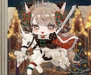 ロココアンティークな絵柄のミニキャラ絵作成します 特徴的なおめめデザインで2〜3頭身のちびキャラを描きます イメージ5