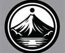 白黒ロゴ　見やすいデザイン作ります シルエット　企業ロゴ　デザイン　グラフィック イメージ7