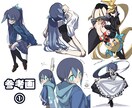 あなただけのオリジナルイラスト描きます 二次創作共に創作キャラ可◎デフォルメ寄りのアニメ塗り中心 イメージ2