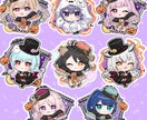 表情二種＋背景つき！ハロウィンイラストお描きします サンプルイラストをベースにカスタムするデフォルメ絵 イメージ7