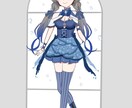 TRPG・Vtuber・配信者様|立ち絵制作します 打ち合わせ・修正丁寧対応|愛着の持てるオリジナル立ち絵を！ イメージ2
