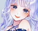 魅力的な女の子のSNSアイコンを描きます 商用OK！ヘッダー・配信サムネイル等にも！ イメージ1