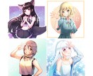 6月まで期間限定！アイコンを格安で作成します 目を引くキラキラとしたアイコンが欲しい方へ！ イメージ3