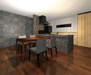建築空間パース作成いたします 建築業界25年の現役建築士だからこそ出来る正確な空間作成 イメージ5