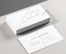提案6案のロゴ作成込|おしゃれな名刺デザインします 【AIデータ込/商用利用可/修正無制限】開業や独立準備に◎ イメージ8