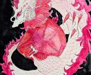 心トキメク誕生石と龍神様のイラスト描きます あなたをパワーアップさせる世界で1つのイラストお守り イメージ1