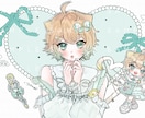 キラキラで可愛いイラストを描きます アイコンや1枚絵など多様に使用できる可愛いイラストを描きます イメージ3