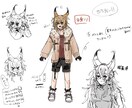 一律千円・追加なし　オリジナルキャラ描きます 設定忠実にかきます！♂/中性得意　画像は絵柄サンプル イメージ4
