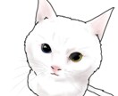 猫のイラスト描きます 猫ちゃんを2頭身にデフォルメして可愛く描いています イメージ1