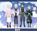 男性Vtuber向け、Live2D制作を承ります メンズ専用！おじキャラ、美男キャラ全ての男性キャラ対応！ イメージ4
