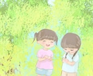 ほんわかテイストのイラスト描きます 何気ない日常や思い出の日、空想の姿でも⭐︎ イメージ1