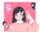 オリジナルアイコンやイラストを制作します キラキラで可愛い SNSアイコン、イラストを提供します！ イメージ1