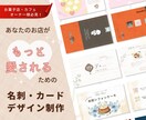 お菓子店の魅力を伝えるデザインを制作します お菓子店、カフェ店向けのショップカード・名刺など作れます イメージ1