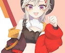 立ち絵・一枚絵！あなたの活動を彩ります 商用利用も可◎丁寧なヒアリングで理想の可愛いを形に イメージ1
