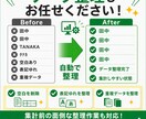更新ボタン1つで集計できるExcelを作ります 現場経験を活かし業務効率化をサポート イメージ5