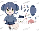 イラストを高品質にレイヤー分けします パーツ・アニメ・Live2Dなど用途に合わせて丁寧に分けます イメージ4