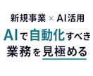 AIで自動化できる業務を整理して優先順位をつけます 効果・難易度・実現性から、着手すべき業務を明確にします イメージ1