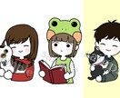 シンプルでかわいいイラスト描きます アイコンや挿絵などにオススメです！ イメージ3