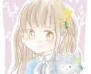 SNSのアイコン制作します ゆるふわな雰囲気のイラストを描きます イメージ1