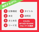 ブログ記事作成のプロンプトを最短即日でお届けします 【デモあり！】6つのGPTで最高のライターをゲットできます！ イメージ6