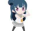 キャラクター絵【snsアイコン】作成します キャラ1体、背景無し、アニメ塗り イメージ9