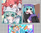 可愛い一枚絵、立ち絵をお描きします デフォルメイラストやオリジナルMV制作も！ イメージ2